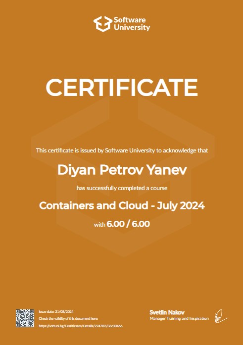 Containers and Cloud